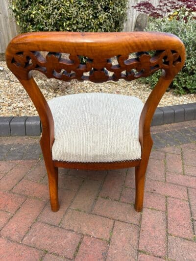 Victorian Fruitwood Bedroom Chair Bedroom Chair Antique Chairs 10