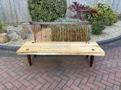Conoid Bench Manner of Nakashima 20th century Antique Benches 4