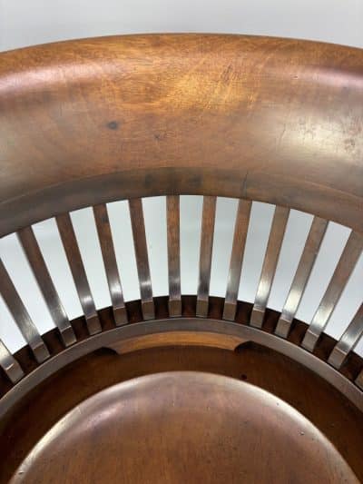 Late Victorian Swivel Desk Chair - Image 4
