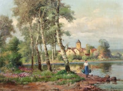 ANTOINE BOUVARD Oil painting (1870-1956)