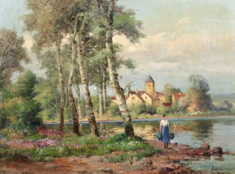 ANTOINE BOUVARD Oil painting (1870-1956)