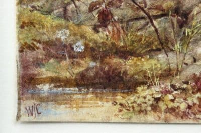 SOLD  William Stephen Colman R.W.S. Watercolor painting. Antiques Scotland Antique Art 9