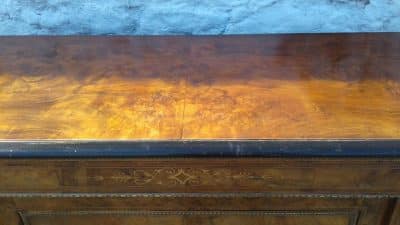 SOLD Victorian burr walnut credenza Antique Antique Cabinets 8