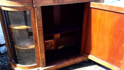 SOLD Victorian burr walnut credenza Antique Antique Cabinets 7