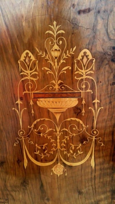 SOLD Victorian burr walnut credenza - Image 4