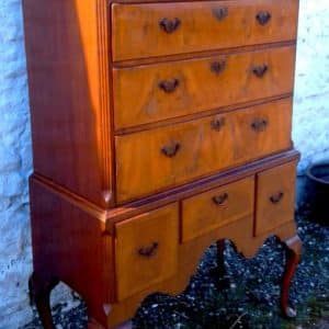 SOLD George I walnut tall boy 18th Cent Antique Chest Of Drawers 3