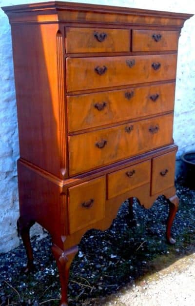 SOLD George I walnut tall boy