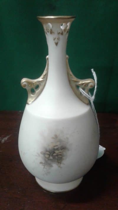 SOLD Worcester vase, (Wren) Artist Jas Stinton. Antiques Scotland Antique Ceramics 4