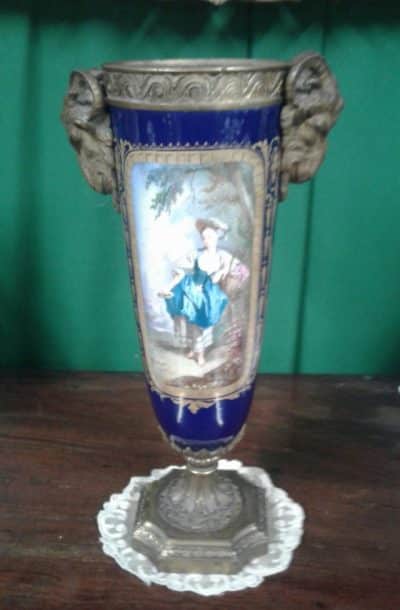 SOLD 19th century French Sevres style porcelain urn.
