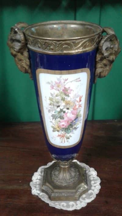 SOLD 19th century French Sevres style porcelain urn. 19th century Antique Ceramics 5