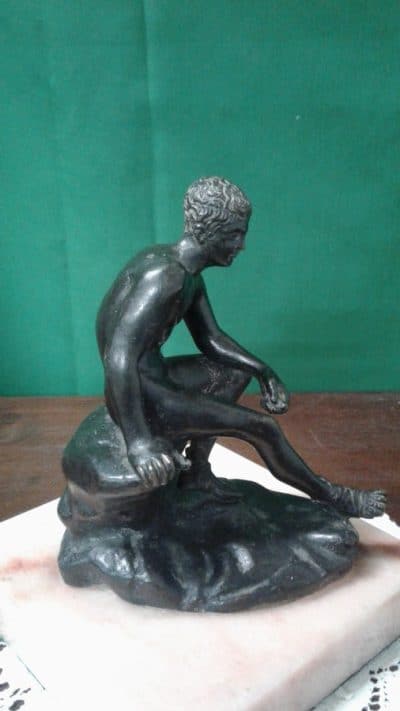 19th century Victorian Bronze Hermes - Image 4