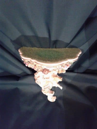 SOLD Sitzendorf porcelain wall bracket. - Image 4