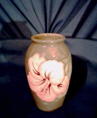 SOLD Moorcroft Coral Hibiscus vase Antiques Scotland Antique Art 3