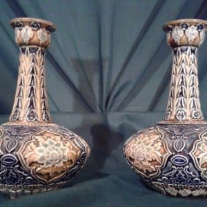 SOLD Pair of Doulton vases Antiques Scotland Antique Ceramics 3