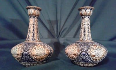 SOLD Pair of Doulton vases Antiques Scotland Antique Ceramics 3