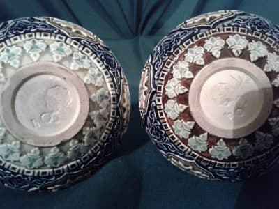 SOLD Pair of Doulton vases - Image 3