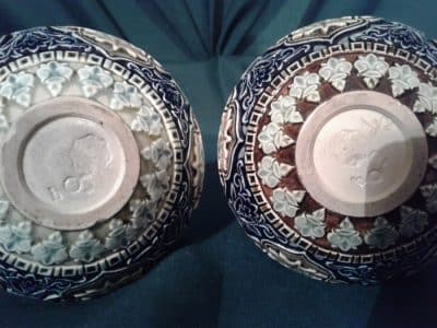 SOLD Pair of Doulton vases Antiques Scotland Antique Ceramics 5