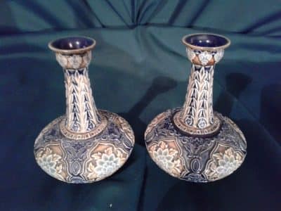 SOLD Pair of Doulton vases Antiques Scotland Antique Ceramics 4