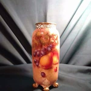 SOLD Worcester fallen fruits vase Antiques Scotland Antique Art