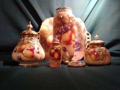SOLD Worcester fallen fruits vase - Image 8