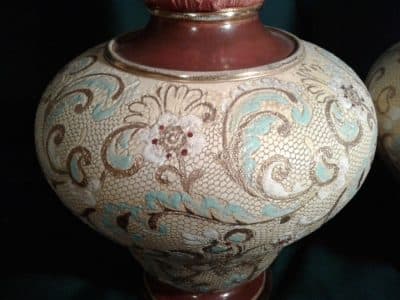SOLD A huge pair of Royal Doulton vases Antiques Scotland Antique Ceramics 4