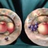 SOLD A pair of Worcester fallen fruits cabinet plates. Harry Ayrton - Image 2