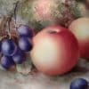 SOLD A pair of Worcester fallen fruits cabinet plates. Harry Ayrton - Image 4