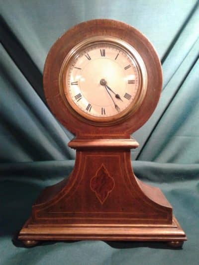 SOLD Edwardian mahogany mantle clock