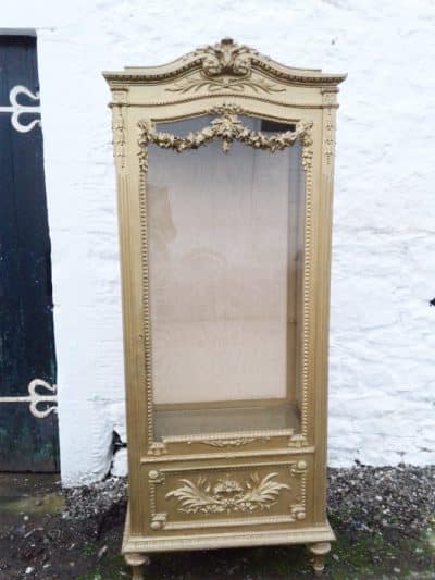 19th cent Italian gilt display cabinet 19th century Antique Cabinets 4