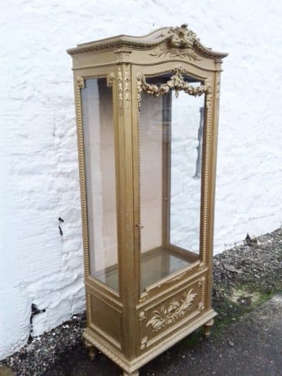 19th cent Italian gilt display cabinet 19th century Antique Cabinets 5