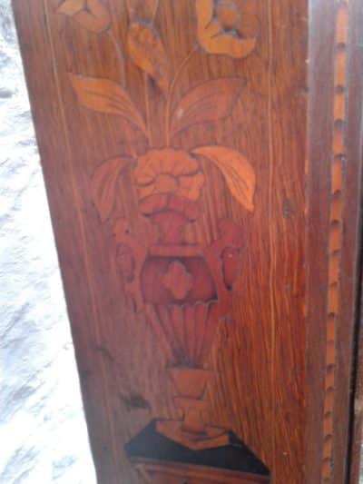 SOLD 18th c Marquetry Automaton longcase clock. - Image 11