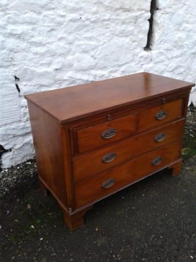 SOLD Georgian mahogany bachelor chest of drawers - Image 4