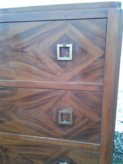 SOLD Art Deco mahogany chest of drawers Antiques Scotland Antique Art 8