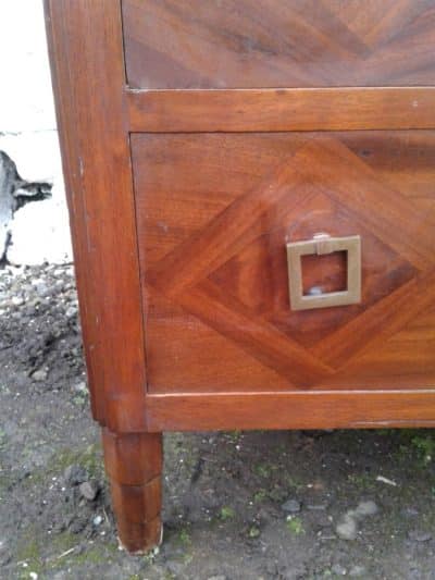 SOLD Art Deco mahogany chest of drawers - Image 7