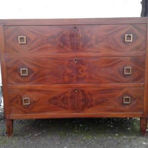 SOLD Art Deco mahogany chest of drawers Antiques Scotland Antique Art