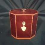 Georgian octagonal tea caddy 18th Cent Miscellaneous