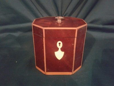 Georgian octagonal tea caddy 18th Cent Miscellaneous 3