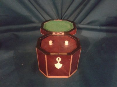 Georgian octagonal tea caddy 18th Cent Miscellaneous 4