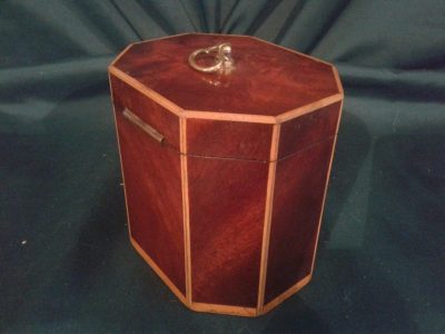 Georgian octagonal tea caddy 18th Cent Miscellaneous 5