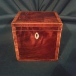 Georgian mahogany tea caddy Antiques Scotland Miscellaneous