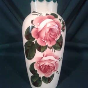 Scottish Wemyss Roses vase Antiques Scotland Antique Ceramics