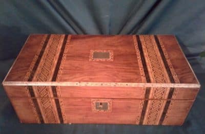 SOLD Victorian large Walnut lap desk