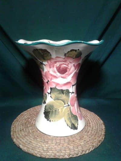 SOLD Scottish Wemyss Lady Eva vase. Roses. Roses Antique Ceramics 5