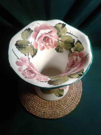 SOLD Scottish Wemyss Lady Eva vase. Roses. - Image 4