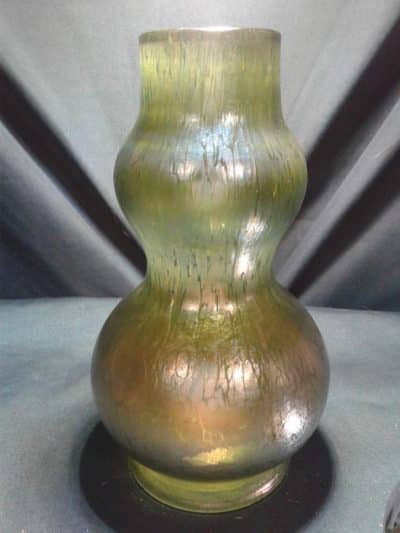 Loetz papillion creta double gourd vase. Antiques Scotland Collectors Glass 5