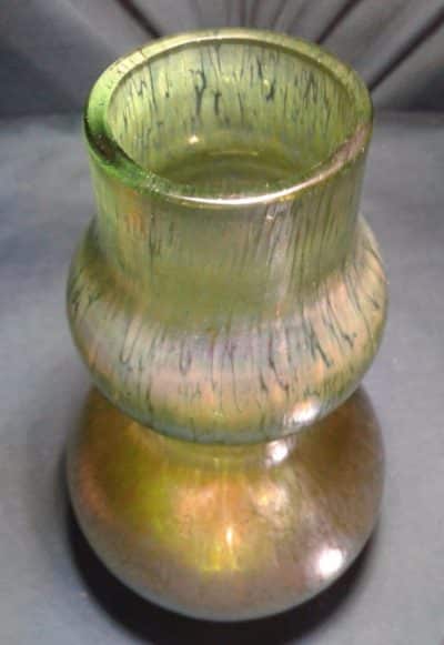 Loetz papillion creta double gourd vase. Antiques Scotland Collectors Glass 8