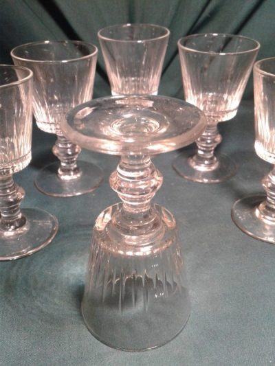 Set of six Victorian sherry glasses Antiques Scotland Antique Furniture 3