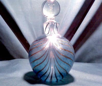 SOLD Ditchfield iridescent scent bottle Antiques Scotland Antique Art 4