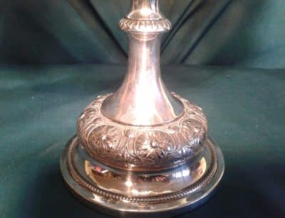 Vaseline glass and plated comport - Image 2