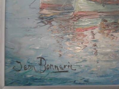 SOLD Jeon Bonneric French Impressionist 19th century Antique Art 8